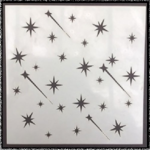 Fiona Randall Stencils: Star Shower